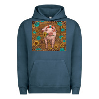 Pigment Midnight Navy baby pig Urban Hoodie - RanaPortraitStore