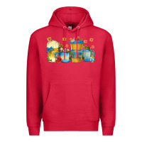 Cardinal hanukkah coffee cups Premium Hoodie - texasbilliewilder