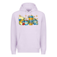 Lilac hanukkah coffee cups Premium Hoodie - texasbilliewilder