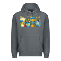 Rock hanukkah coffee cups Premium Hoodie - texasbilliewilder