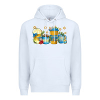 White hanukkah coffee cups Premium Hoodie - texasbilliewilder