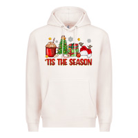 Pale Pink 'tis the season christmas Premium Hoodie - Zillion Design Studio
