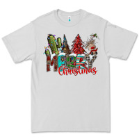 Dove Grey Merry Christmas Premium Tee - CowhideDigitalArt