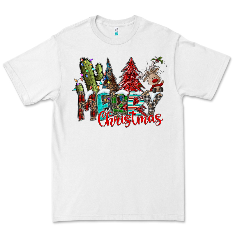 Merry Christmas Premium Tee by CowhideDigitalArt | Teevron