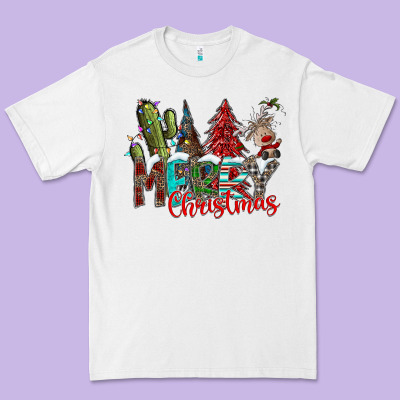 Merry Christmas Premium Tee Designed By Cowhidedigitalart
