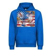 Cobalt American Urban Hoodie - RanaPortraitStore