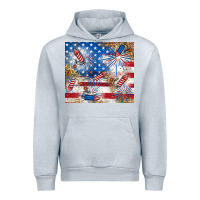 Heather Grey American Urban Hoodie - RanaPortraitStore