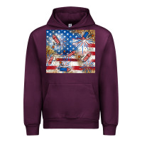 Mauve Wine American Urban Hoodie - RanaPortraitStore
