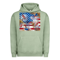 Pigment Oil Green American Urban Hoodie - RanaPortraitStore