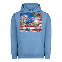 Pigment Pebble Blue American Urban Hoodie - RanaPortraitStore
