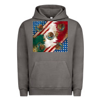 Pigment Tornado American with mexican flag Urban Hoodie - RanaPortraitStore