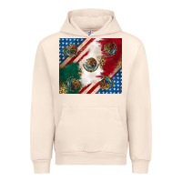 Sandshell American with mexican flag Urban Hoodie - RanaPortraitStore