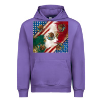 Tulip American with mexican flag Urban Hoodie - RanaPortraitStore