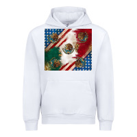 White American with mexican flag Urban Hoodie - RanaPortraitStore