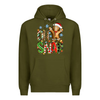 Army Green oh snap christmas cookie Premium Hoodie - Zillion Design Studio