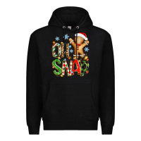 Black oh snap christmas cookie Premium Hoodie - Zillion Design Studio