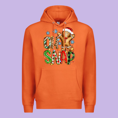 Oh Snap Christmas Cookie Premium Hoodie Designed By Zillion Design Studio