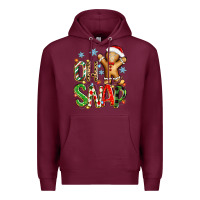 Burgundy oh snap christmas cookie Premium Hoodie - Zillion Design Studio