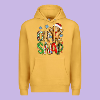 Oh Snap Christmas Cookie Premium Hoodie Designed By Zillion Design Studio
