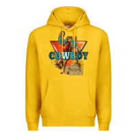 Lemon hey cowboy with sunflowers Premium Hoodie - texasbilliewilder