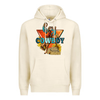 Tofu hey cowboy with sunflowers Premium Hoodie - texasbilliewilder