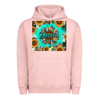 Pigment Salmon blessed sunflowers Urban Hoodie - RanaPortraitStore