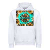 White blessed sunflowers Urban Hoodie - RanaPortraitStore