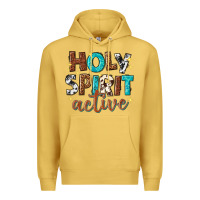 Antique Gold holy spirit active Premium Hoodie - texasbilliewilder
