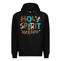 Black holy spirit active Premium Hoodie - texasbilliewilder