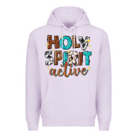 Lilac holy spirit active Premium Hoodie - texasbilliewilder