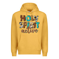 Mustard holy spirit active Premium Hoodie - texasbilliewilder