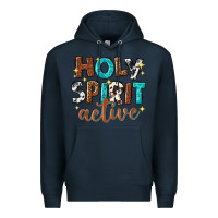 Navy holy spirit active Premium Hoodie - texasbilliewilder