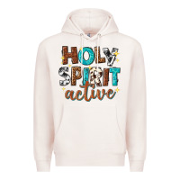 Pale Pink holy spirit active Premium Hoodie - texasbilliewilder