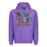 Purple holy spirit active Premium Hoodie - texasbilliewilder