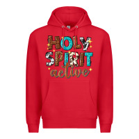 Red holy spirit active Premium Hoodie - texasbilliewilder