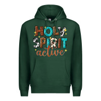 Sports Green holy spirit active Premium Hoodie - texasbilliewilder
