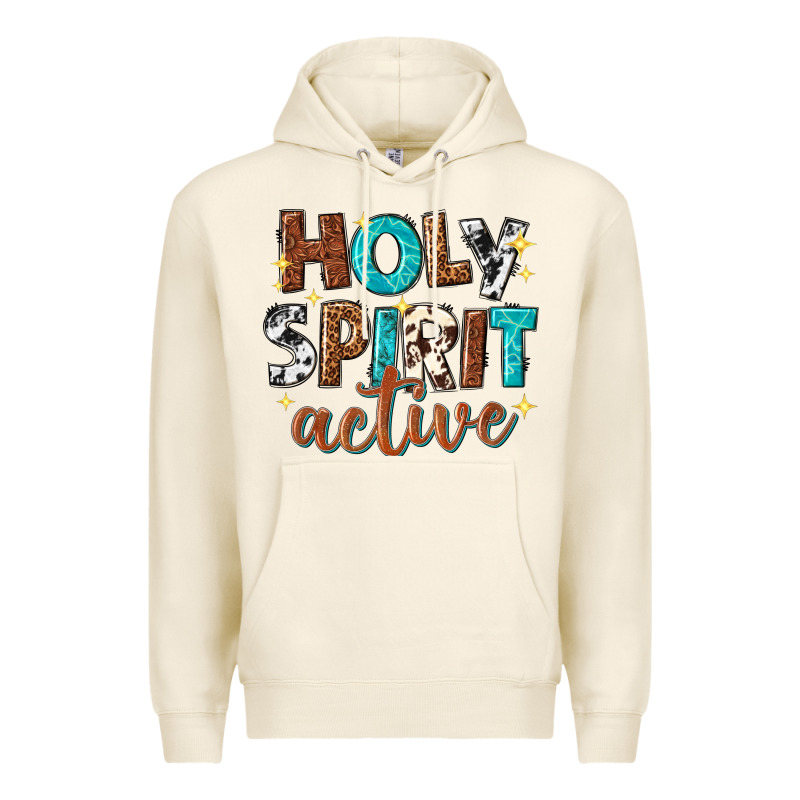 Holy Spirit Active Premium Hoodie by texasbilliewilder | Teevron