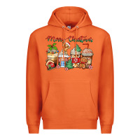 Carrot merry christmas gingerbread coffee cups Premium Hoodie - Zillion Design Studio