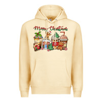 Pina Colada merry christmas gingerbread coffee cups Premium Hoodie - Zillion Design Studio