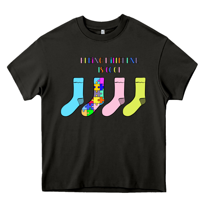 Titi Pretty Art Being Different Is Cool Heavy Core Tee by CowhideDigitalArt | Teevron