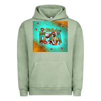 Pigment Oil Green birthday diva Urban Hoodie - RanaPortraitStore