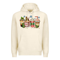 Tofu christmas tree cake  coffee cups Premium Hoodie - Zillion Design Studio