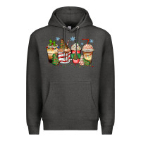 Christmas Tree Cake  Coffee Cups Premium Hoodie | Teevron