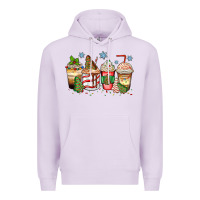 Lilac christmas tree cake  coffee cups Premium Hoodie - Zillion Design Studio