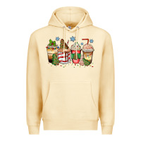 Pina Colada christmas tree cake  coffee cups Premium Hoodie - Zillion Design Studio