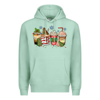 Seafoam christmas tree cake  coffee cups Premium Hoodie - Zillion Design Studio