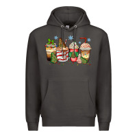 Smoke christmas tree cake  coffee cups Premium Hoodie - Zillion Design Studio