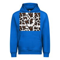 Cobalt cowhide pattern Urban Hoodie - RanaPortraitStore