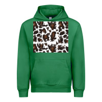 Emerald cowhide pattern Urban Hoodie - RanaPortraitStore