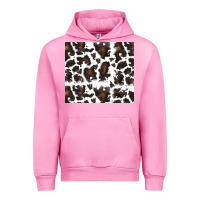 Fuchsia Pink cowhide pattern Urban Hoodie - RanaPortraitStore